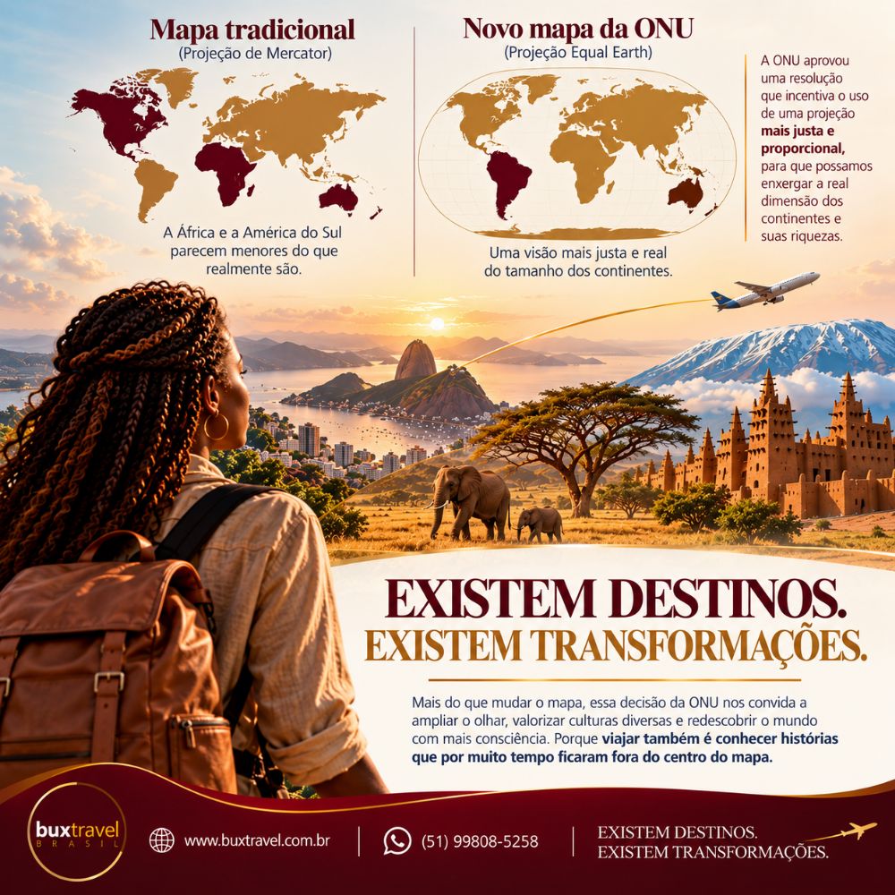 O mapa mudou. E a forma como enxergamos o mundo também precisa mudar.
